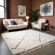 Beni Ourain White Rug – Handwoven Berber Diamond