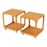 2 side tables from the 1960s, Wilhelm Renz