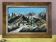 Tableau Alpin Vintage Sculpté et Peint - 23 / 32 cm