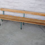 Vintage school bench