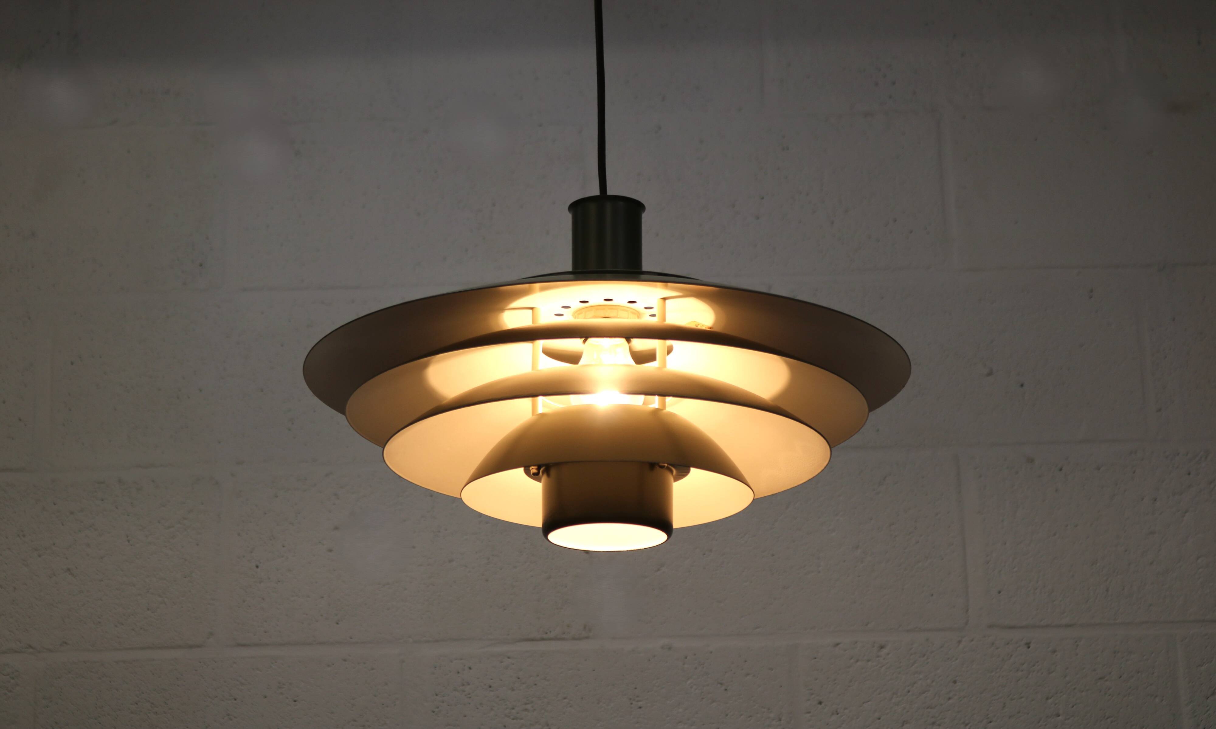 Unique green-coloured Nordic pendant lamp by Form Light model 52610, Denmark.