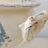 Soup bowl or salad bowl model Pornic, H. Boulenger & Cie, Terre de Fer, French manufacture