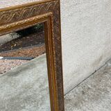 Gold gilded wood style mirror