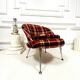 Fauteuil vintage écossais