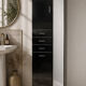 Satin black vintage wardrobe 1970