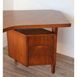 Vintage desk "Boomerang" solid wood 1950