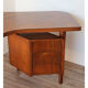 Bureau vintage "Boomerang" en bois massif 1950