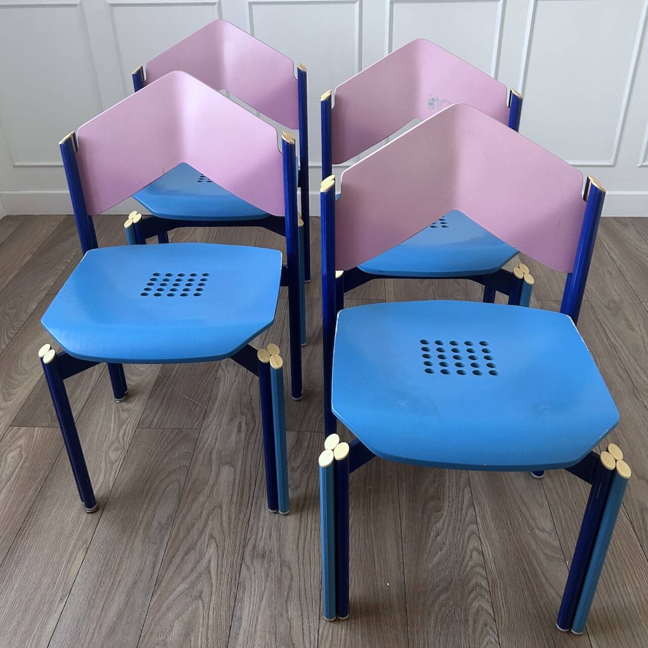 Set of 4 chairs from the 80s