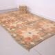 Peach Vintage Moroccan Rug 200 x 298 cm - Berber Wool Rug - Handmade Rug