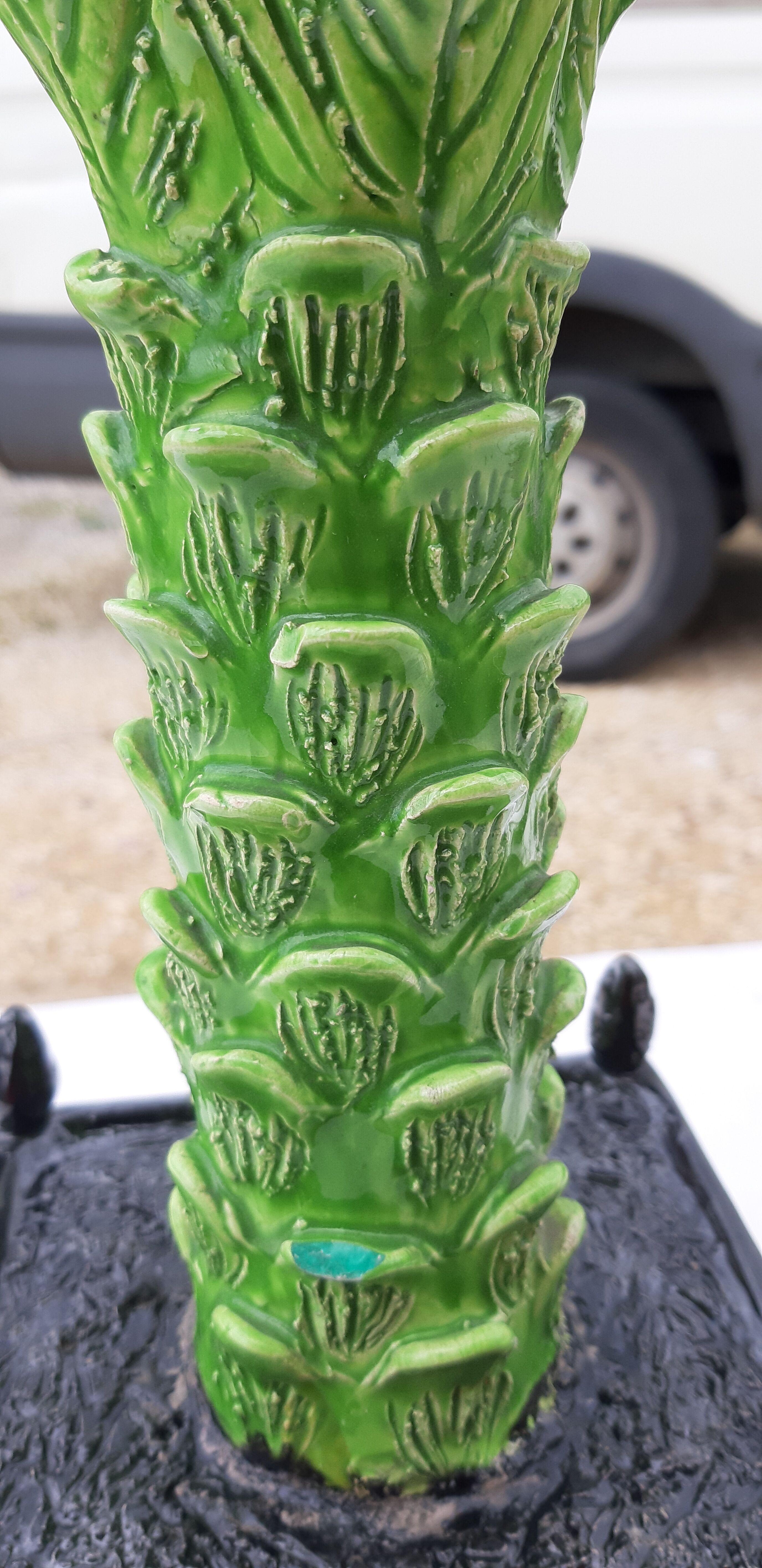 Ceramic lamp by Jean Roger France circa 1960