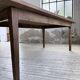 Farm table pitch pine 2 x 1 m from the 1950s