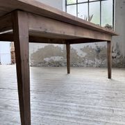 Farm table pitch pine 2 x 1 m from the 1950s