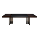 Walnut, Metal and Leather Hans von Klier “Il Ponte” Desk for Skipper, 1970s