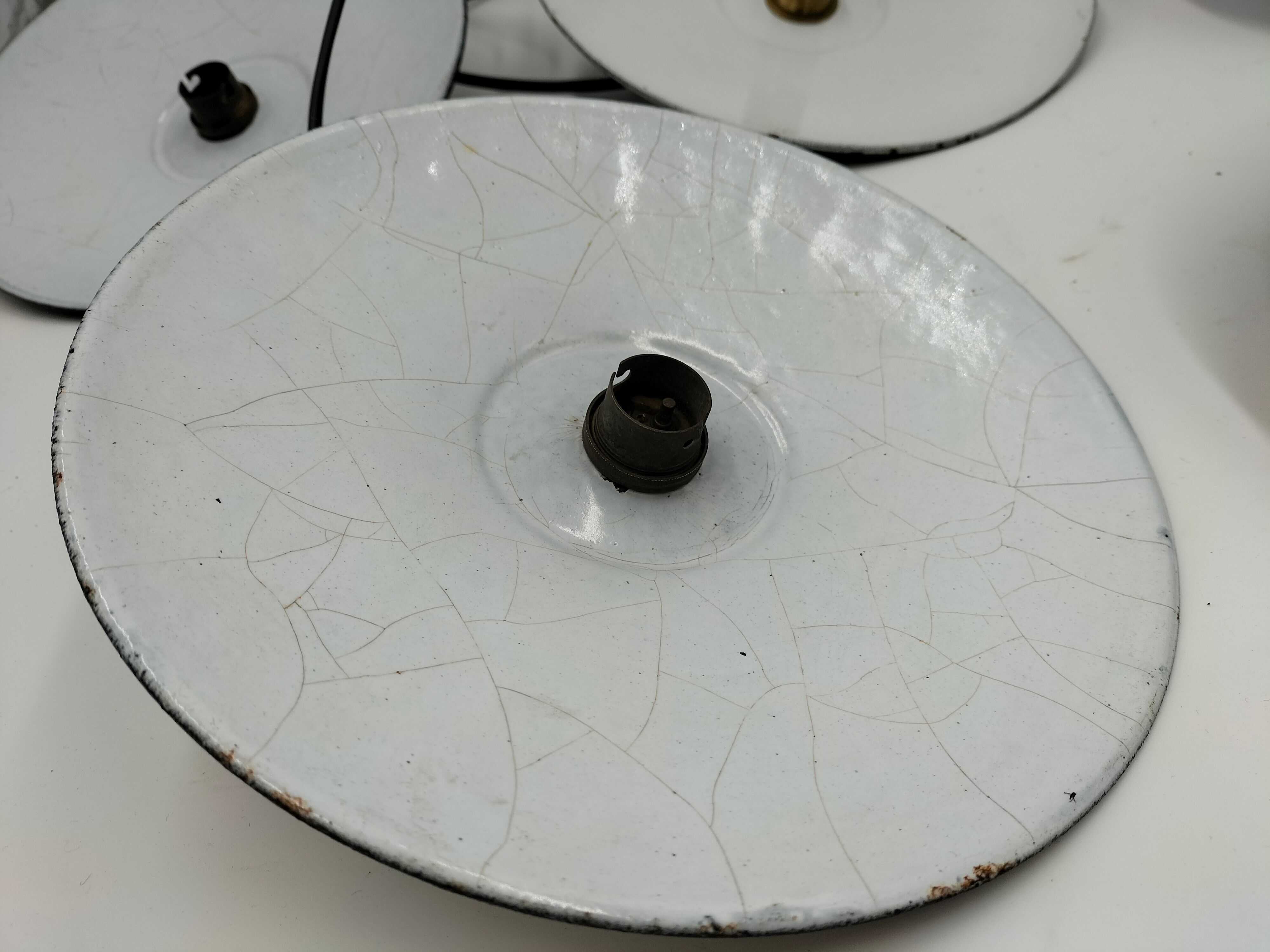 Enamelled old lamp series