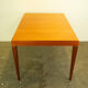 Table de salle à manger extensible en teck, style vintage des années 60