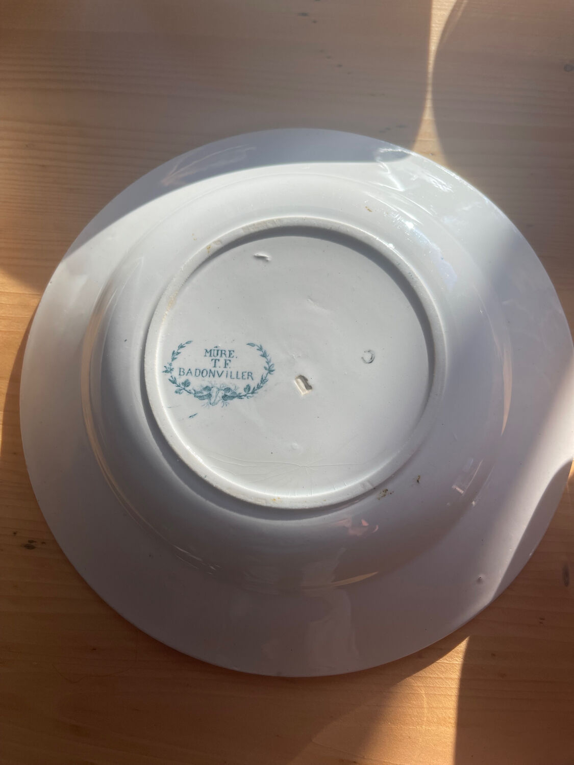 6 Badonviller blackberry model plates