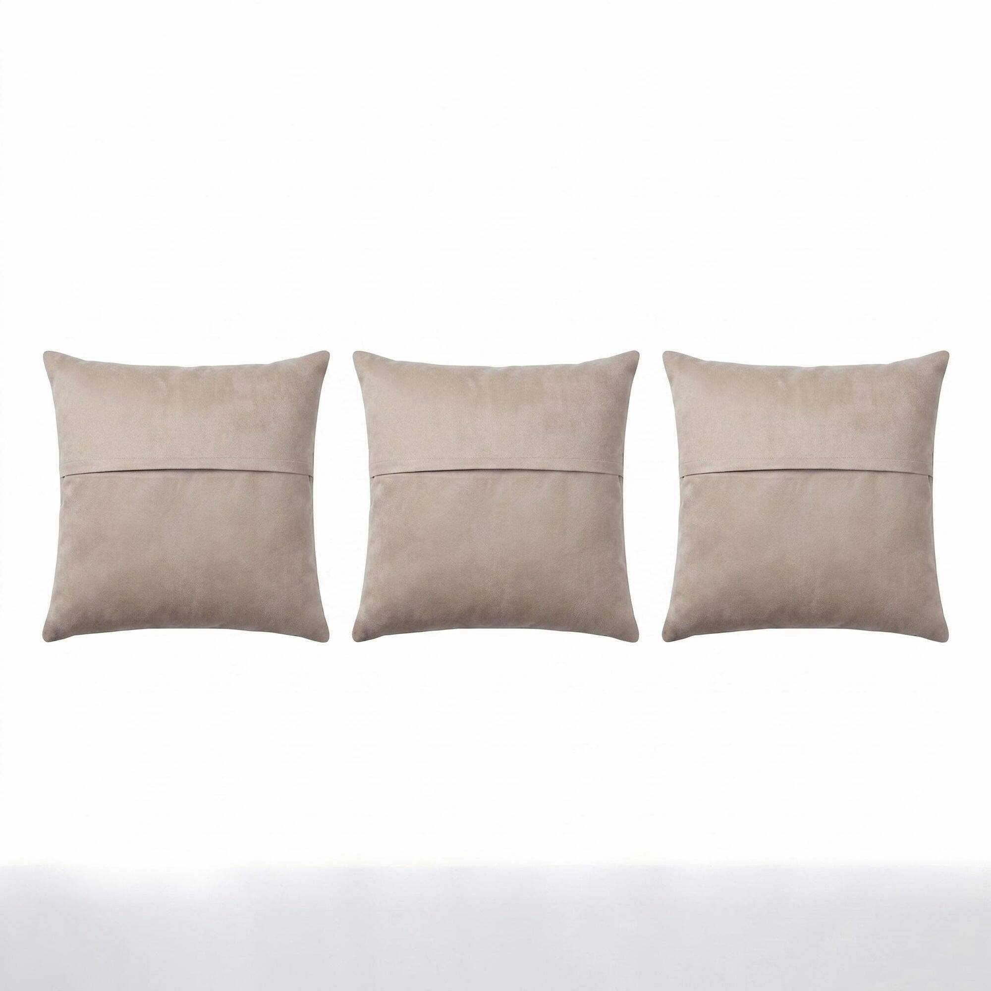 Lot de 3 housses de coussin turque vintage 51x51 cm