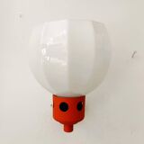 Space Age orange wall lamp 1970