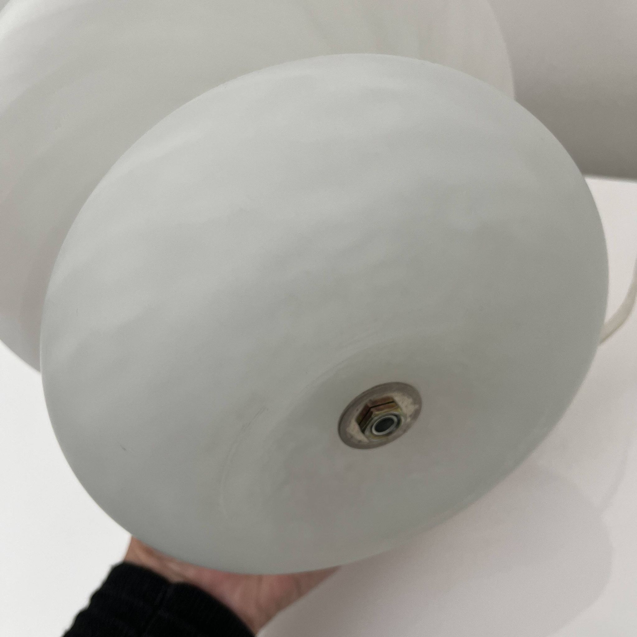 Lampe champignon Murano Italie vintage à décor de spirales