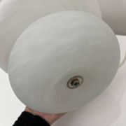 Lampe champignon Murano Italie vintage à décor de spirales