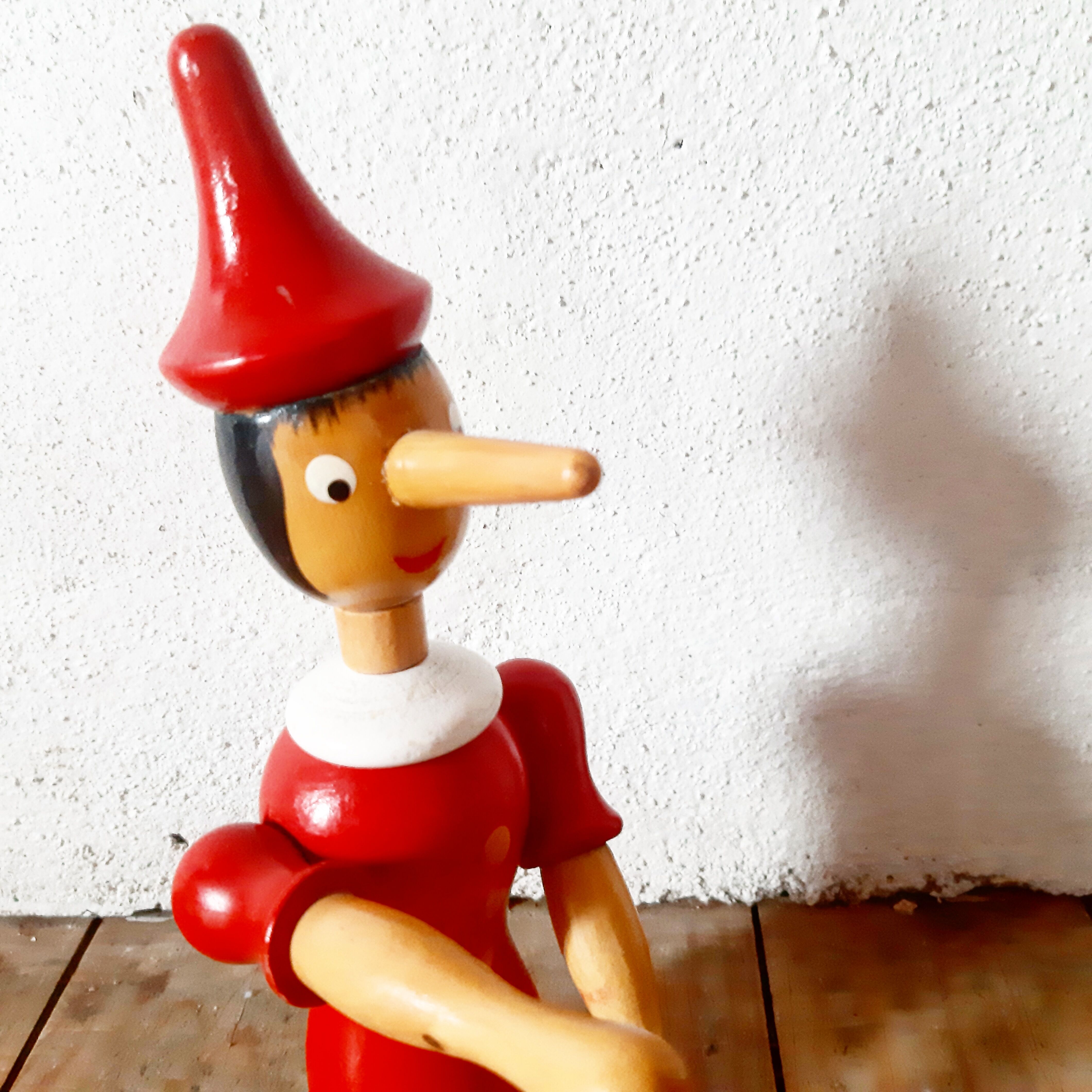 Wooden Pinocchio from the 70