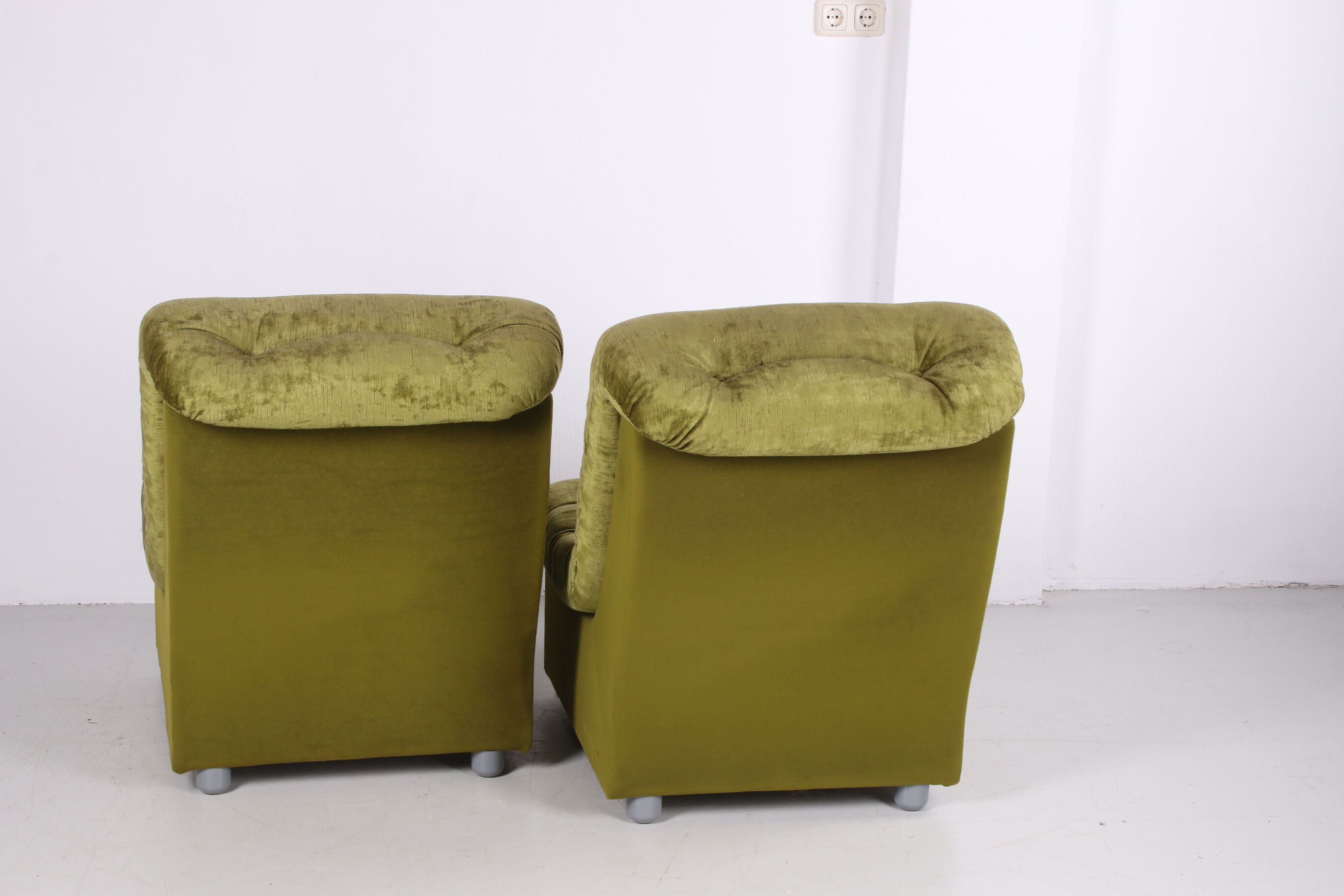 Vintage Xl element sofa moss green 60s