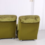Vintage Xl element sofa moss green 60s