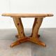 Table basse vintage en pin danois de Burchardt Nielsen, années 1970