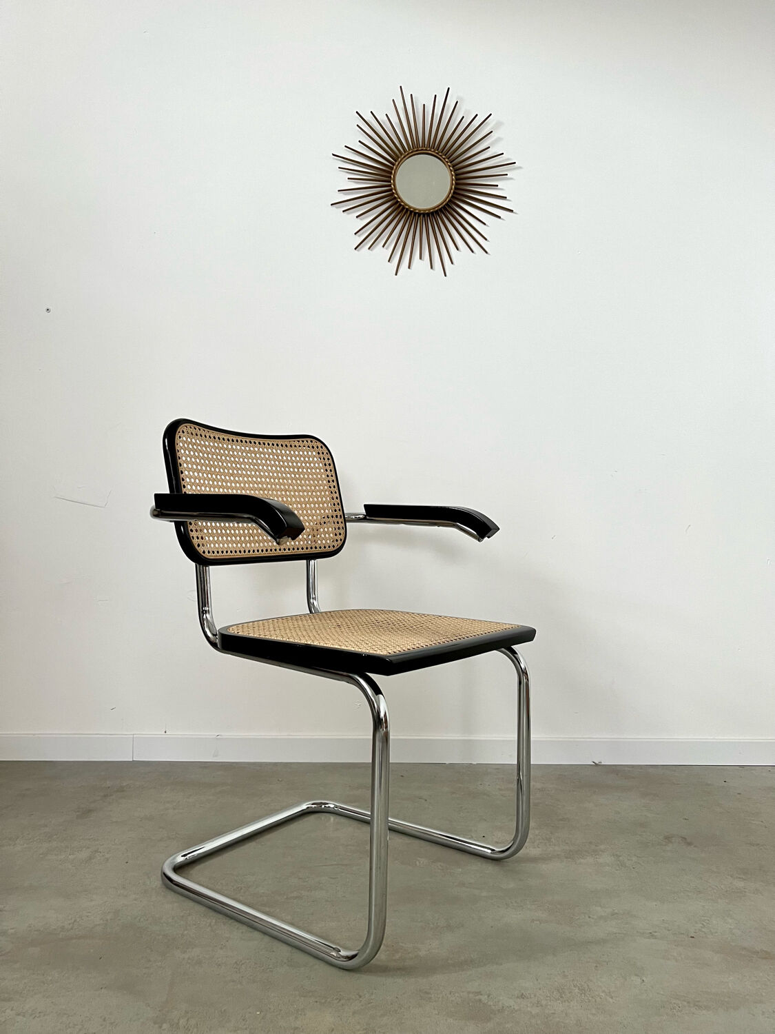Old armchair Cesca B64 design Marcel Breuer 1970 Made in Italy