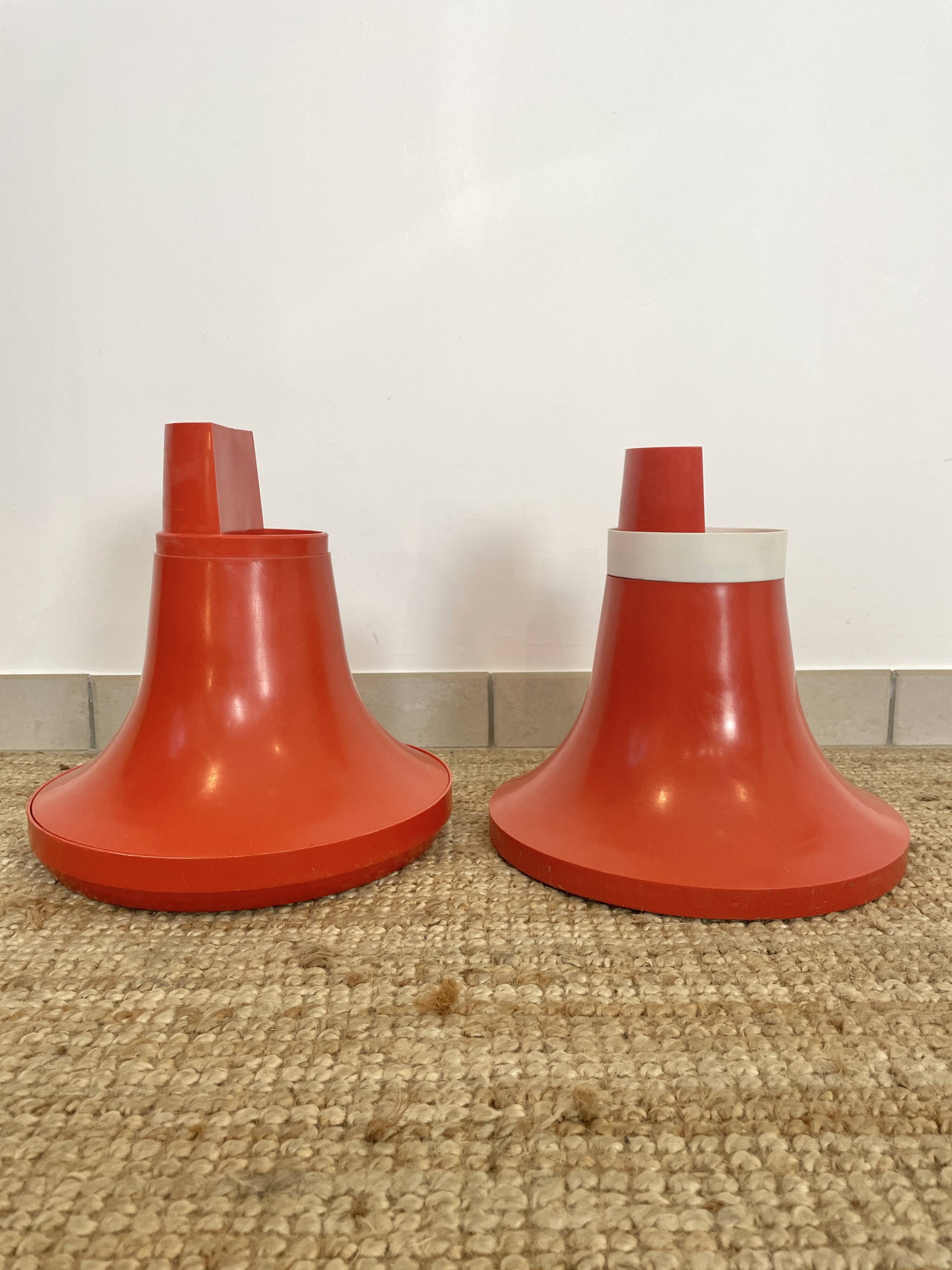 Tabouret tamtam orange