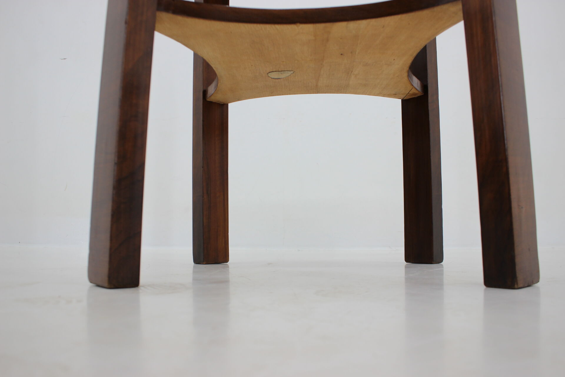 1910s office armchair J&J Kohn Nr.704 and side table,Czechoslovakia