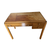 Art deco desk 108x60 with 3 drawers, leather top to be replaced.