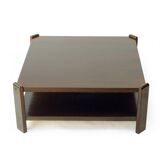 Table basse en hêtre, Hikor Pisek Tchécoslovaquie années 1980