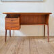 Bureau en teck danois du milieu du siècle par Gunner Nielsen pour Tibergaard, années 1960