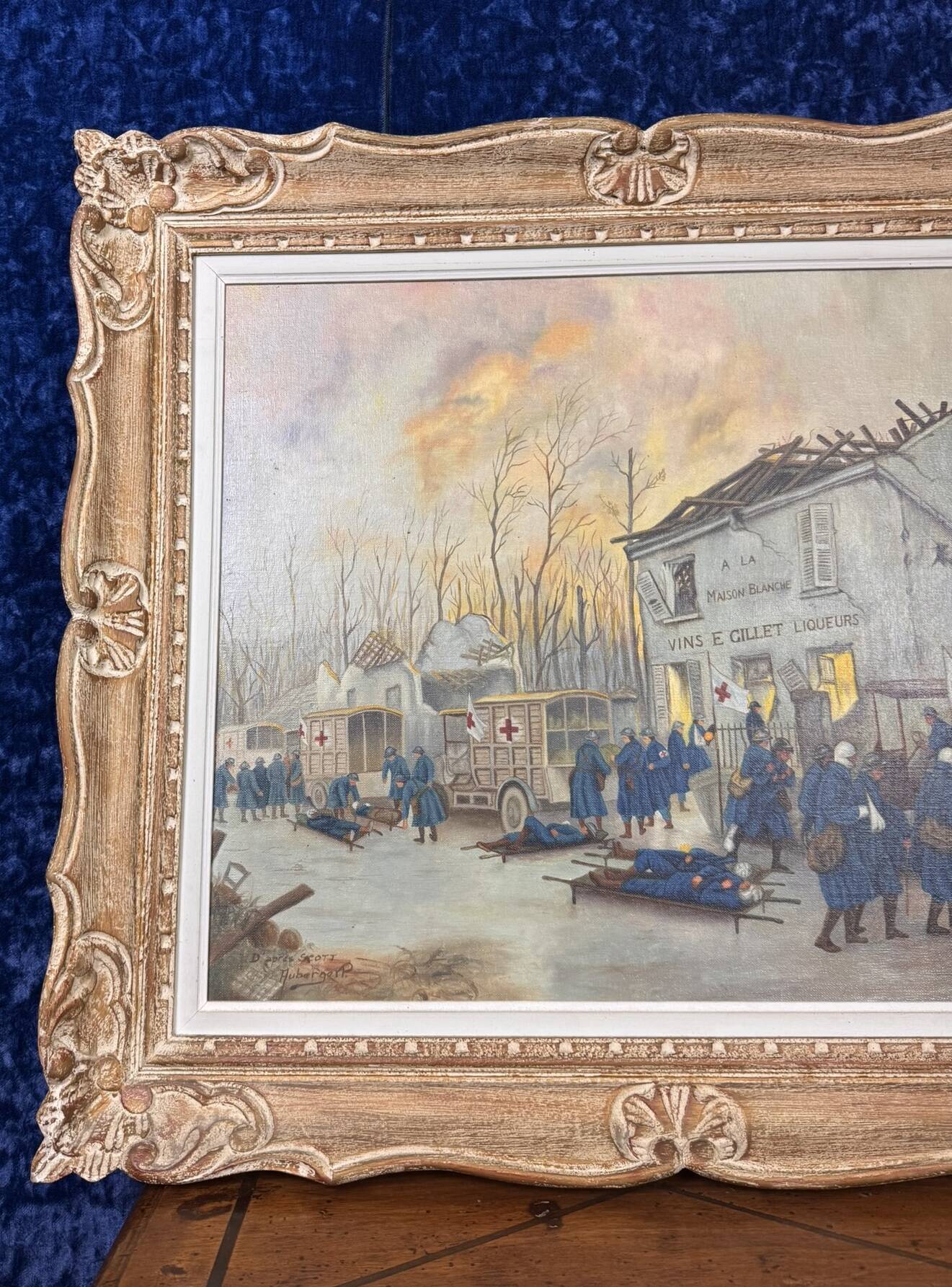 The Automobile During the War: According to Georges Bertin Scott / Removal of the wounded from a post