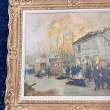 The Automobile During the War: According to Georges Bertin Scott / Removal of the wounded from a post