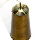Large Mid Century Modern copper pendant lamp with 4 sockets