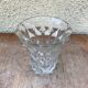 Vase en verre moulé made in Tchécoslovaquie années 70 vintage