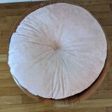 Rattan pouf
