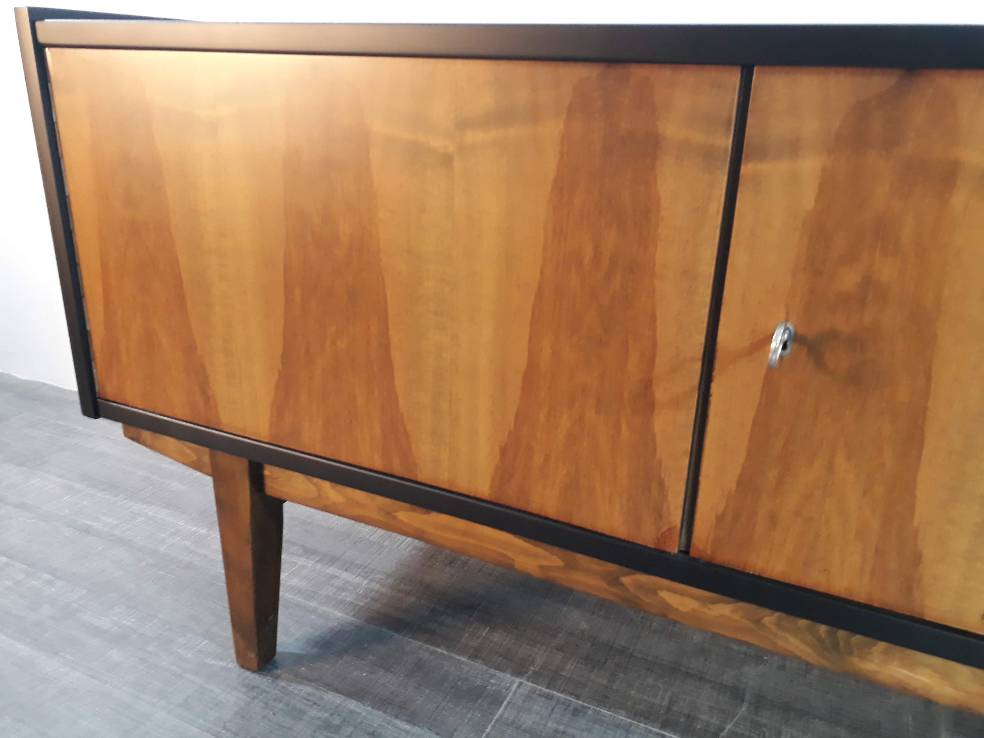 Walnut sideboard Rajmund Halas Poland 1967