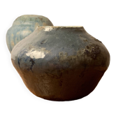 Vase en céramique, signature à identifier