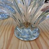 Pair of crystal candlesticks – 80s handcrafted design
