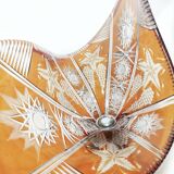 Bohemian crystal cut-glass Center