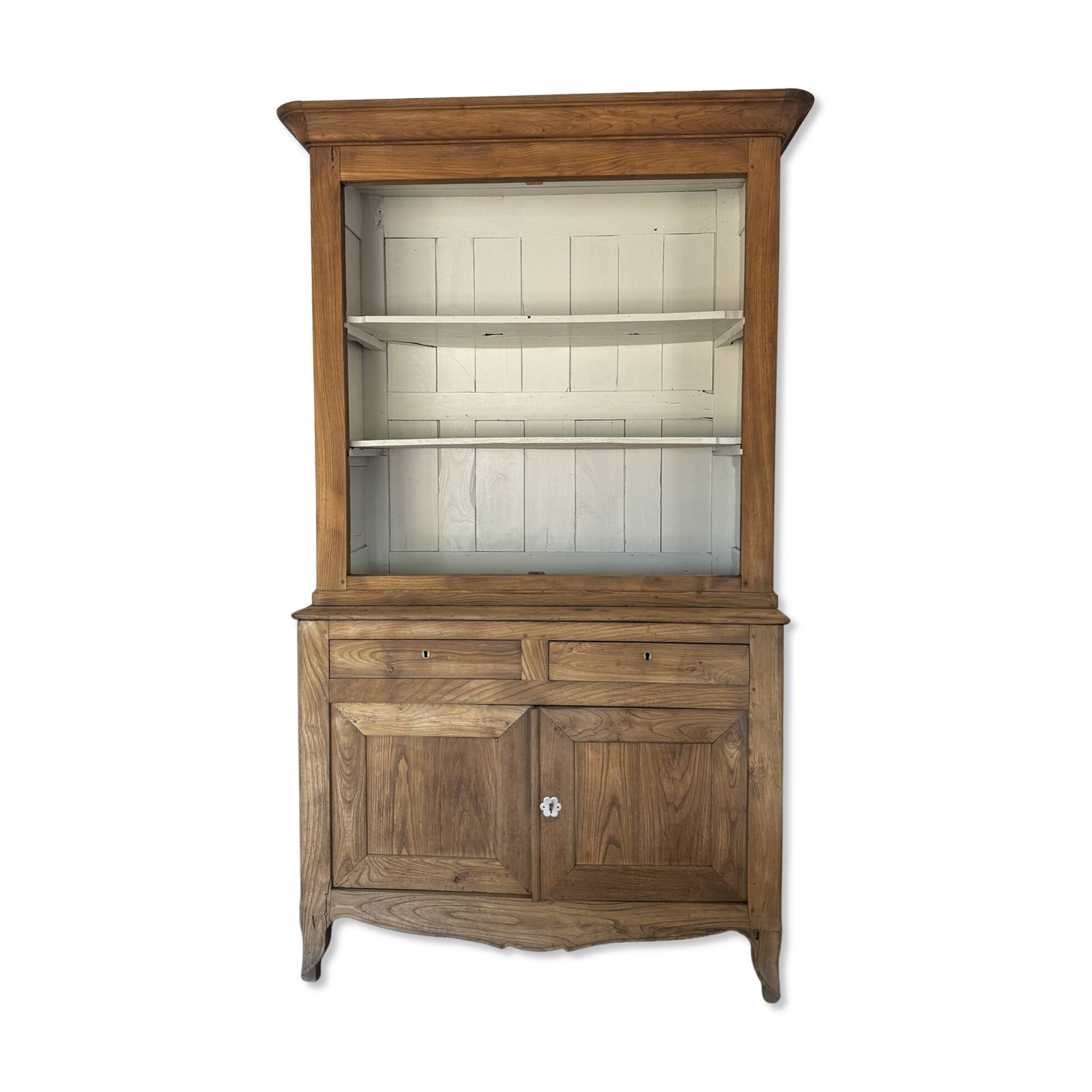 Buffet with 2 bodies in walnut