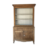 Buffet with 2 bodies in walnut