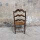 Straw armchair
