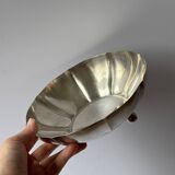 Silver-plated metal bowl