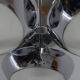 Chrome-Plated Functionalist Chandelier by Zukov, 1940s