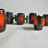Ceramic orangeade service Vallauris 1950, vintage France