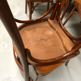 Old bistro chairs bentwood